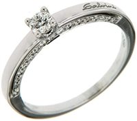 Anello Salvini Donna Alchimia in Oro bianco Diamante 0.49 Ct 20047398-15 - 20047398-15